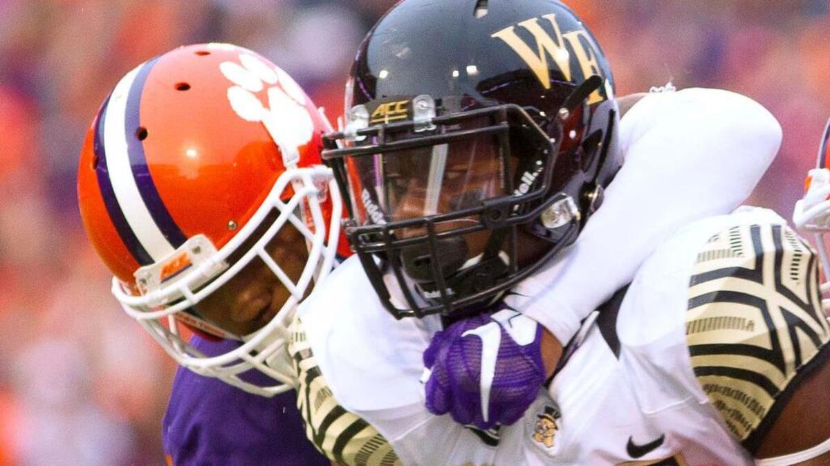 Clemson hosts Wake Forest on Oct. 7.