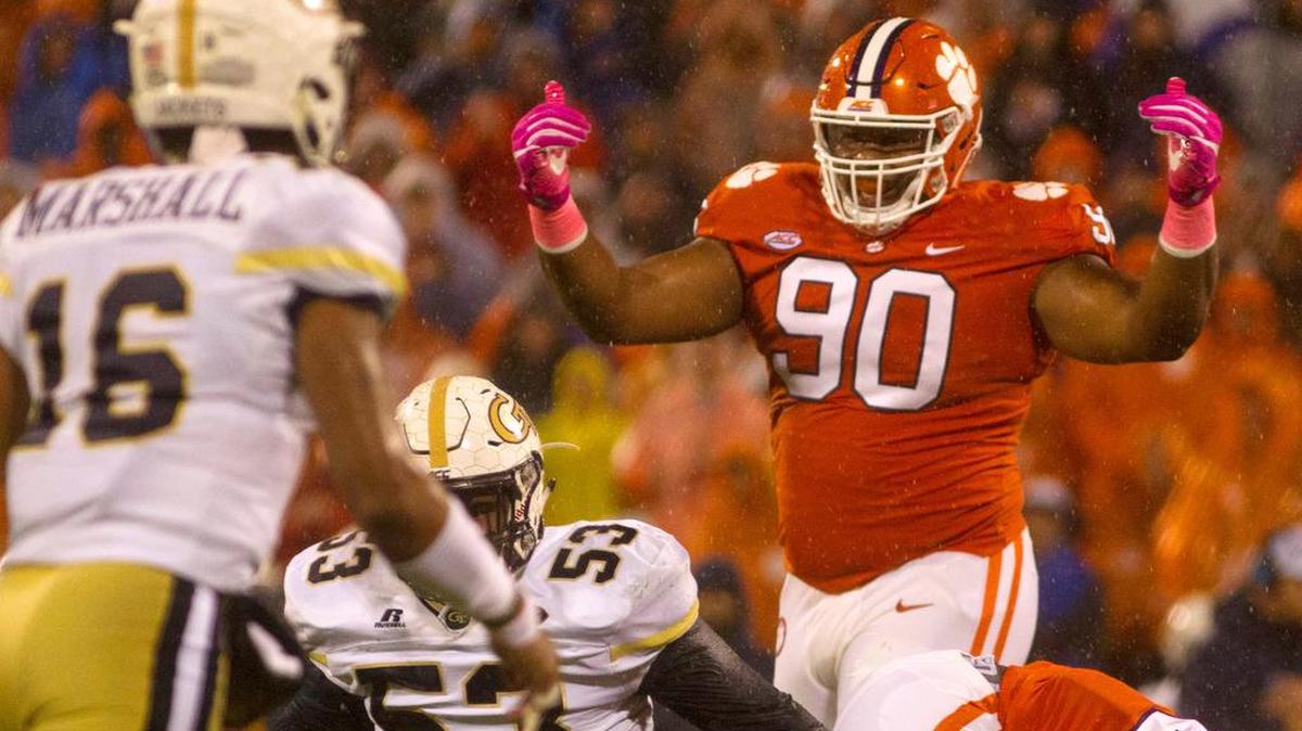 Clemson defensive tackle Dexter Lawrence is close to 100 percent.