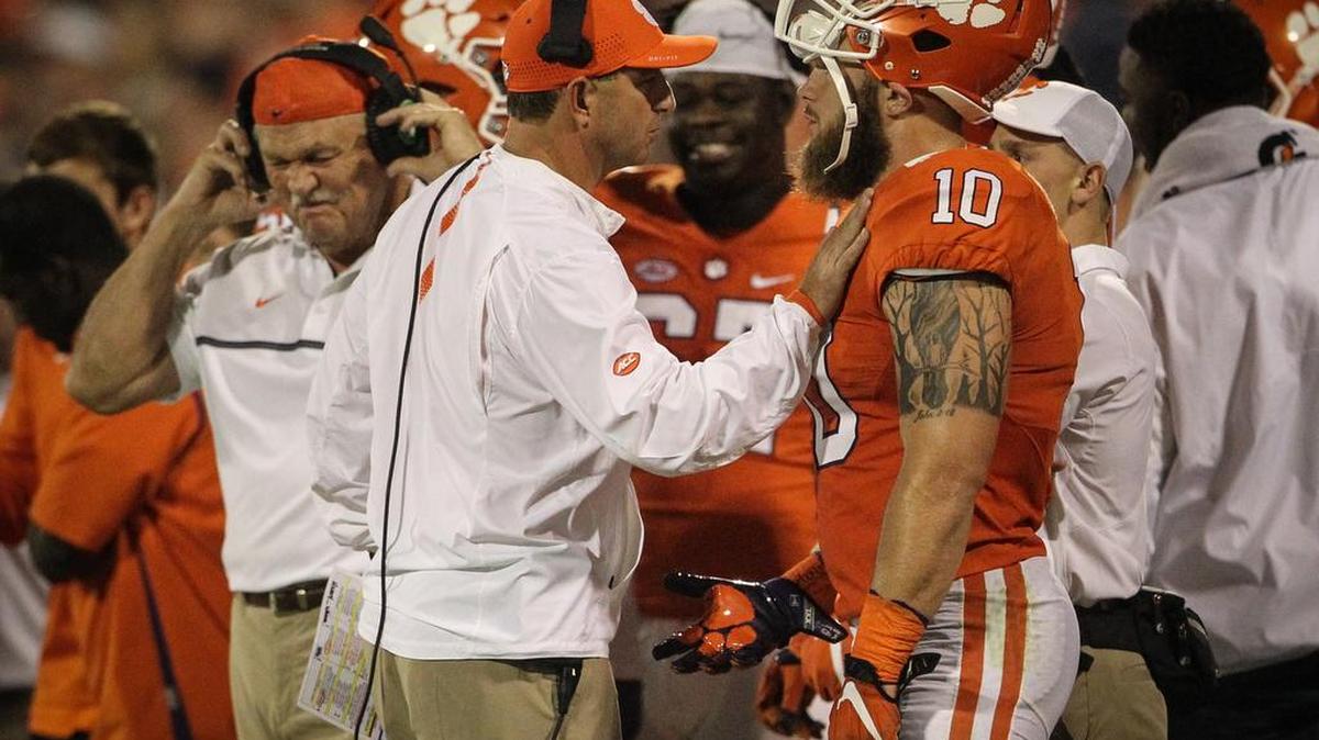 Clemson coach Dabo Swinney said his team played its best game of the year last Friday against Boston College.