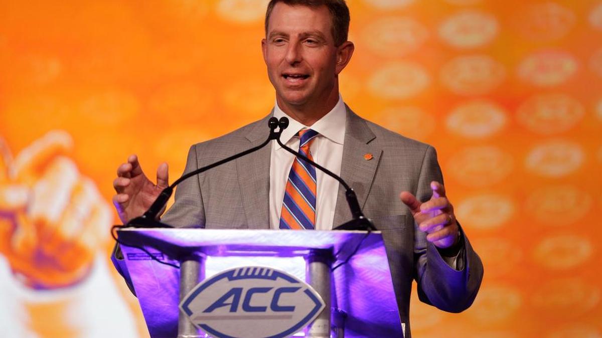 Clemson head coach Dabo Swinney
