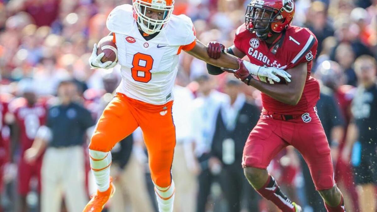 Clemson wide receiver Deon Cain will miss the National Championship Game after being sent home from the Orange Bowl.