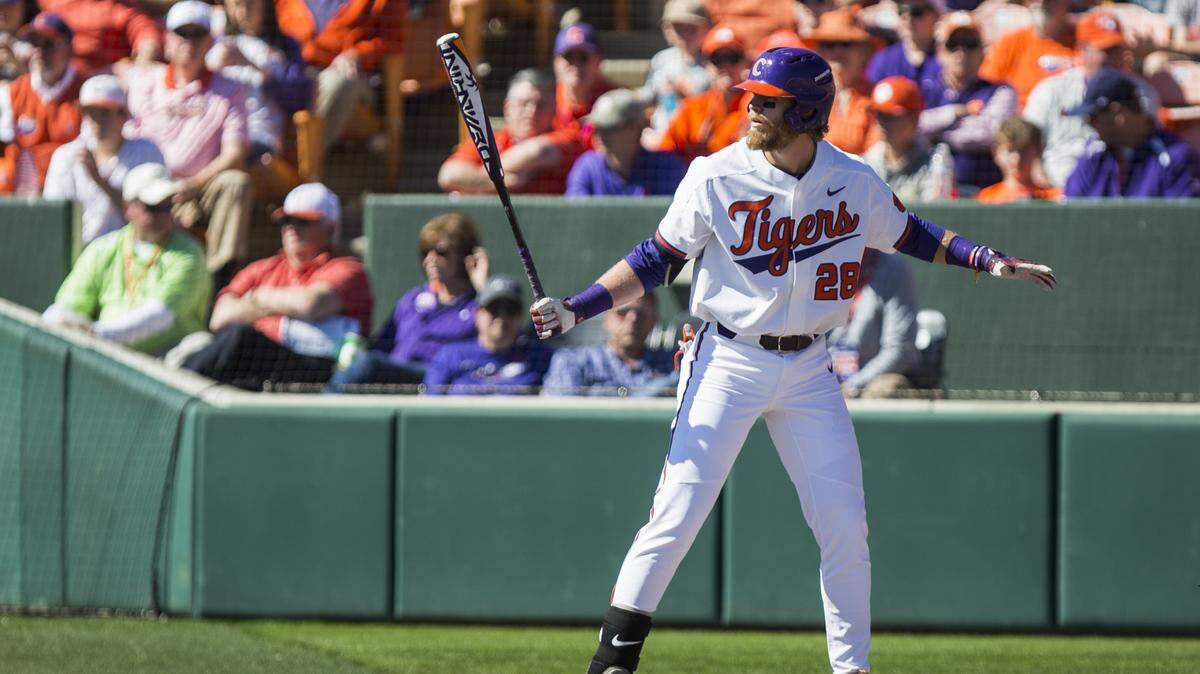 Clemson slugger Seth Beer has homered in four consecutive games.