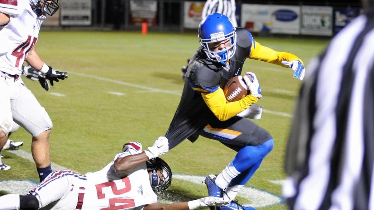 
Lexington wide receiver Jayson Hopper. 
