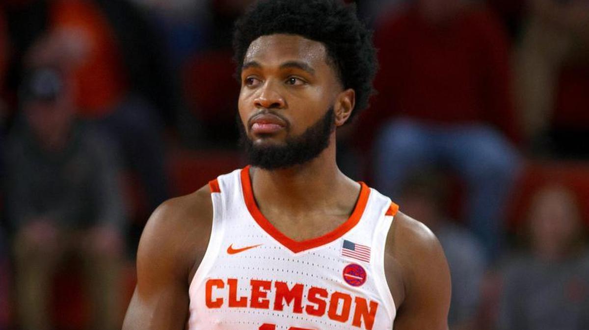 Clemson’s Gabe DeVoe is averaging 13 points per game during his senior season.
