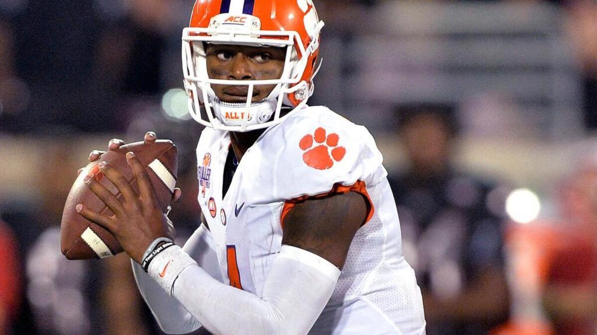 
Clemson quarterback Deshaun Watson
