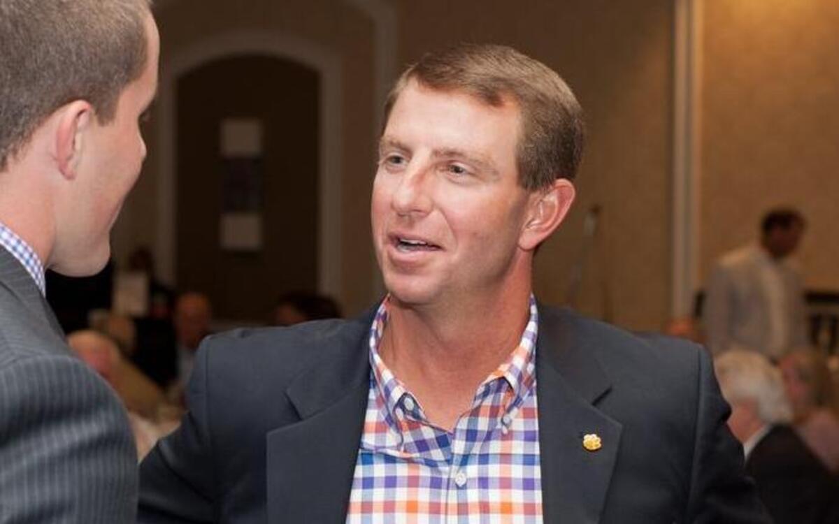 
Clemson coach Dabo Swinney
