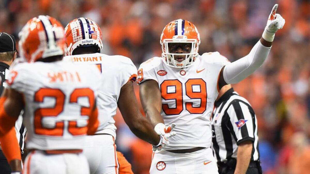 Clemson defensive end Clelin Ferrell had 3.5 sacks Friday night against Syracuse.