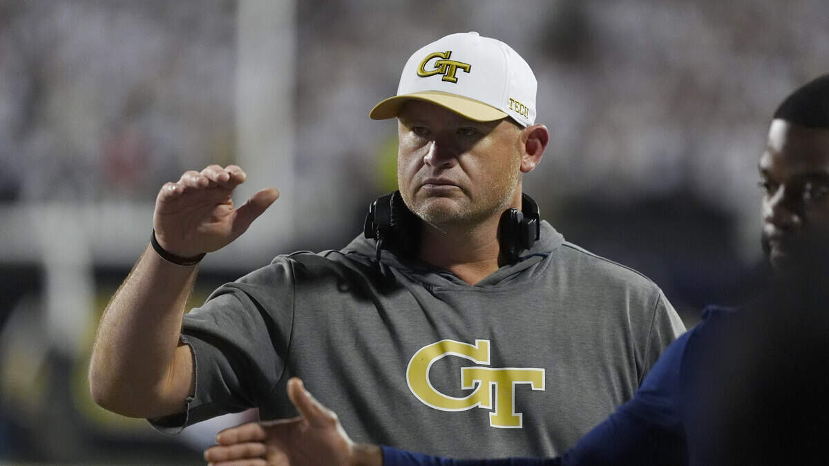 Georgia Tech football coach Brent Key 
