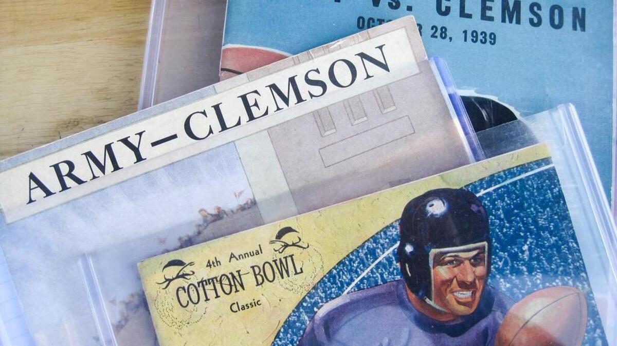 Items from Tony Stephens’ collection.