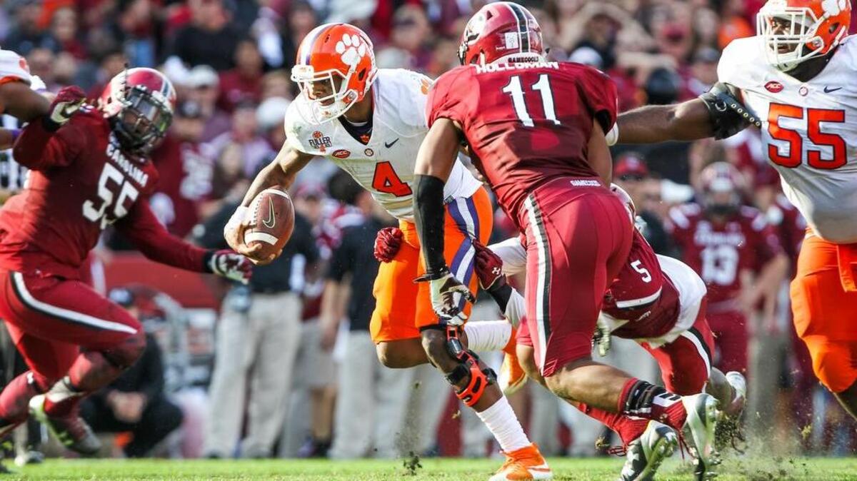 Clemson quarterback Deshaun Watson was chosen as a first-team AP All-American on Sunday.