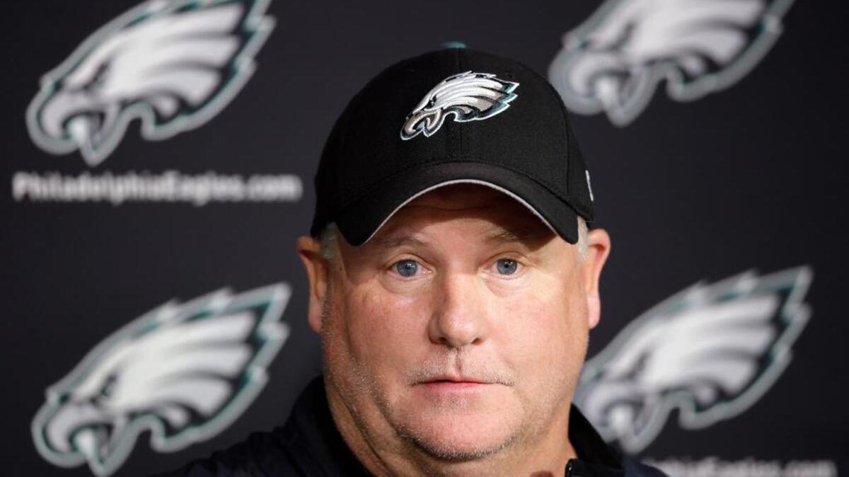 
Philadelphia Eagles head coach Chip Kelly
