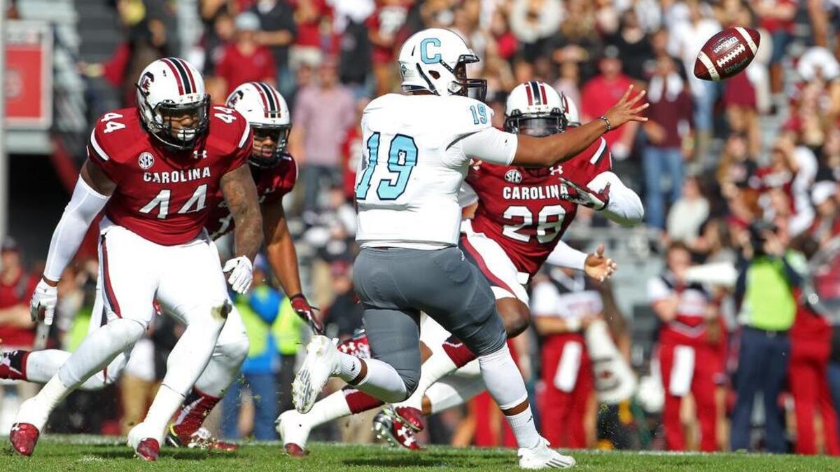 The Citadel quarterback Dominique Allen