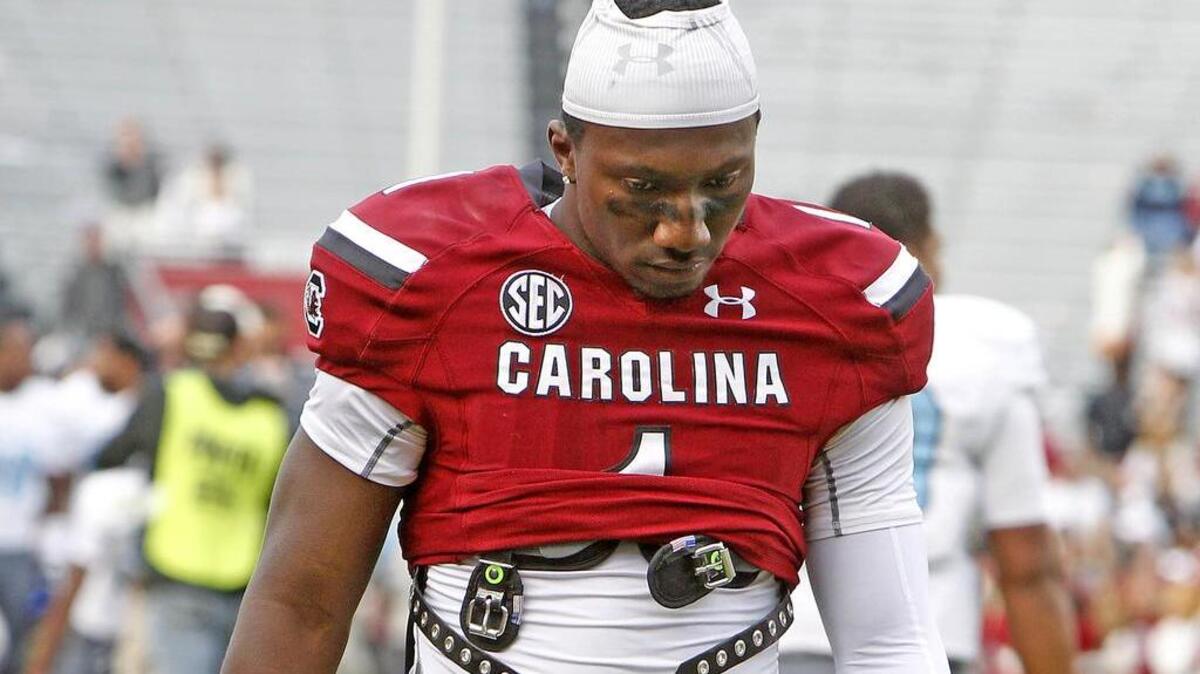 South Carolina wide receiver Deebo Samuel can’t believe the Gamecocks lost to The Citadel.