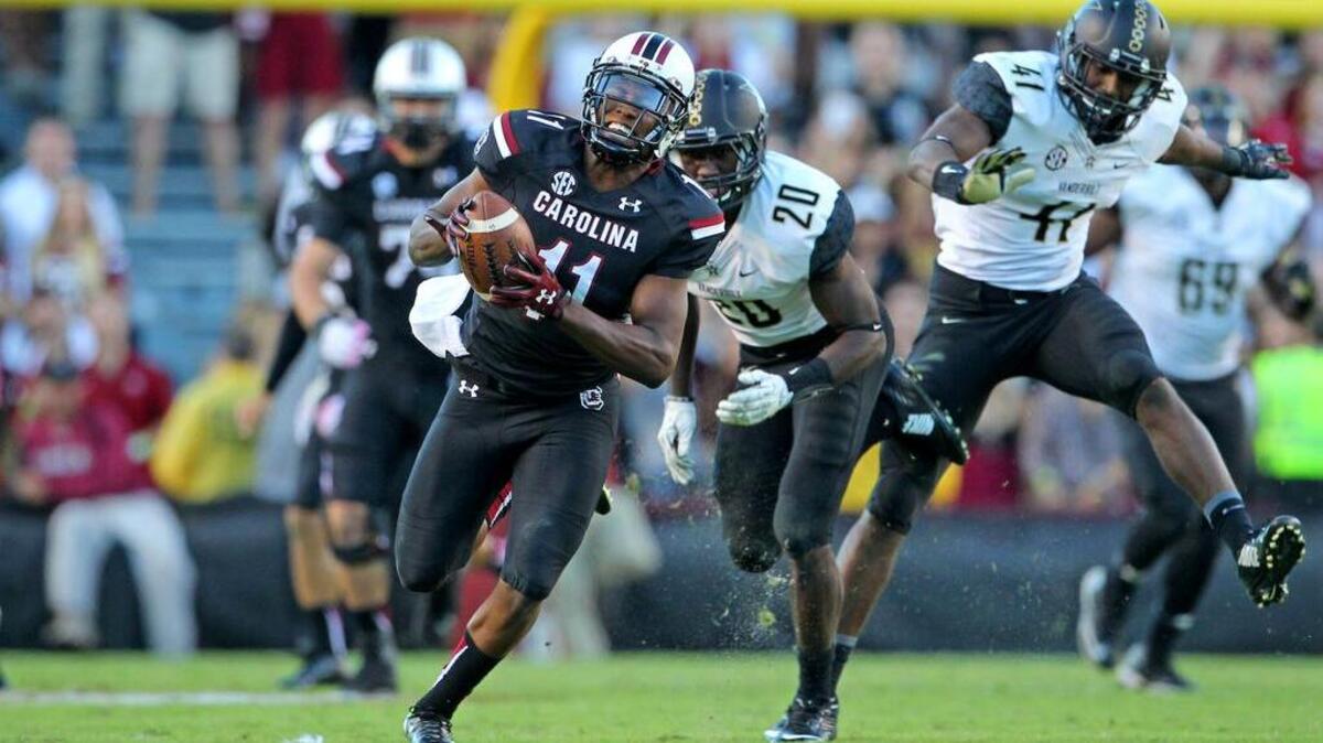 South Carolina receiver Pharoh Cooper has played well this season, as expected, but the Gamecocks have lacked consistent help at the receiver position.