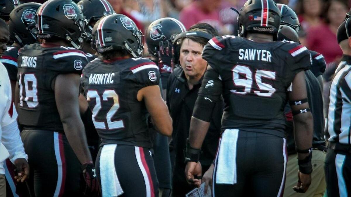 South Carolina head coach Will Muschamp