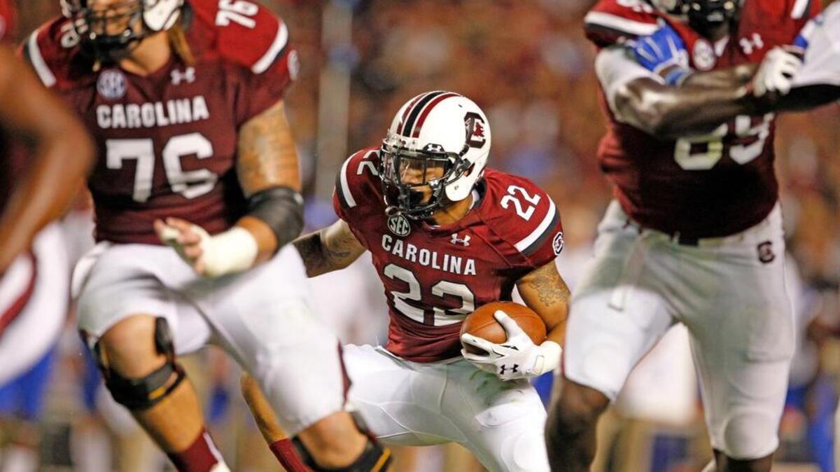 
South Carolina running back Brandon Wilds (22) 
