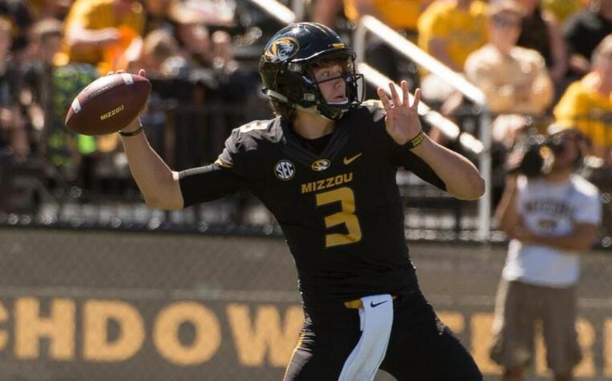 
Missouri quarterback Drew Lock
