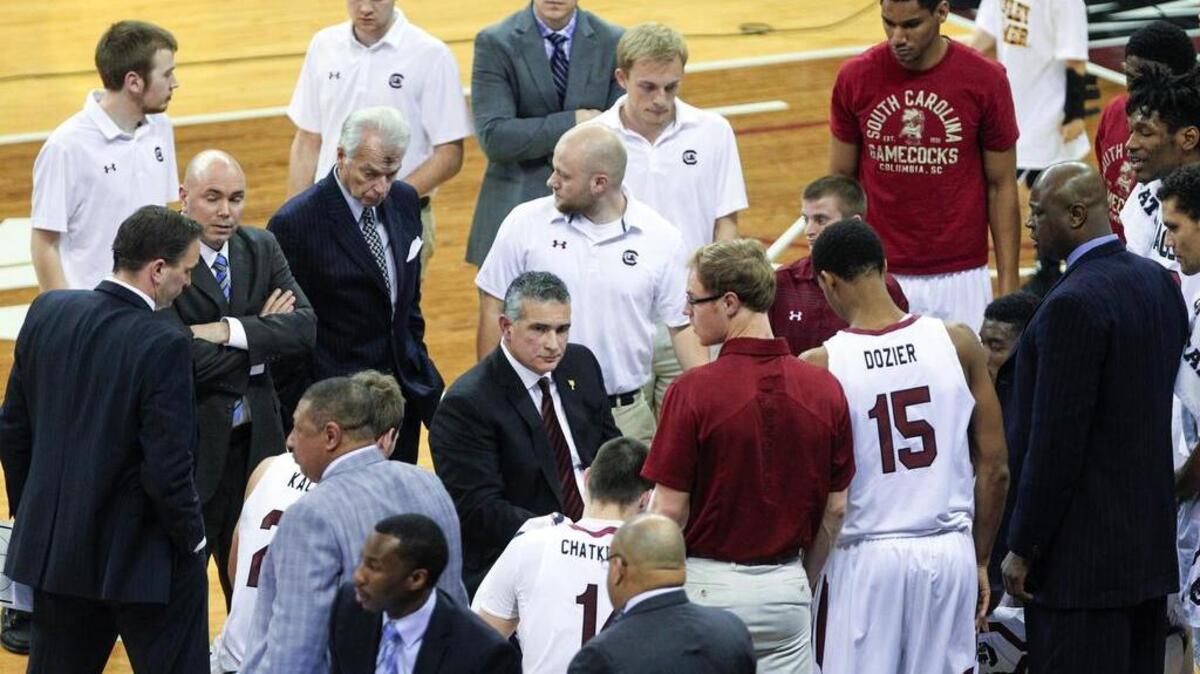 South Carolina continues to chase a top-four seed in the SEC tournament.