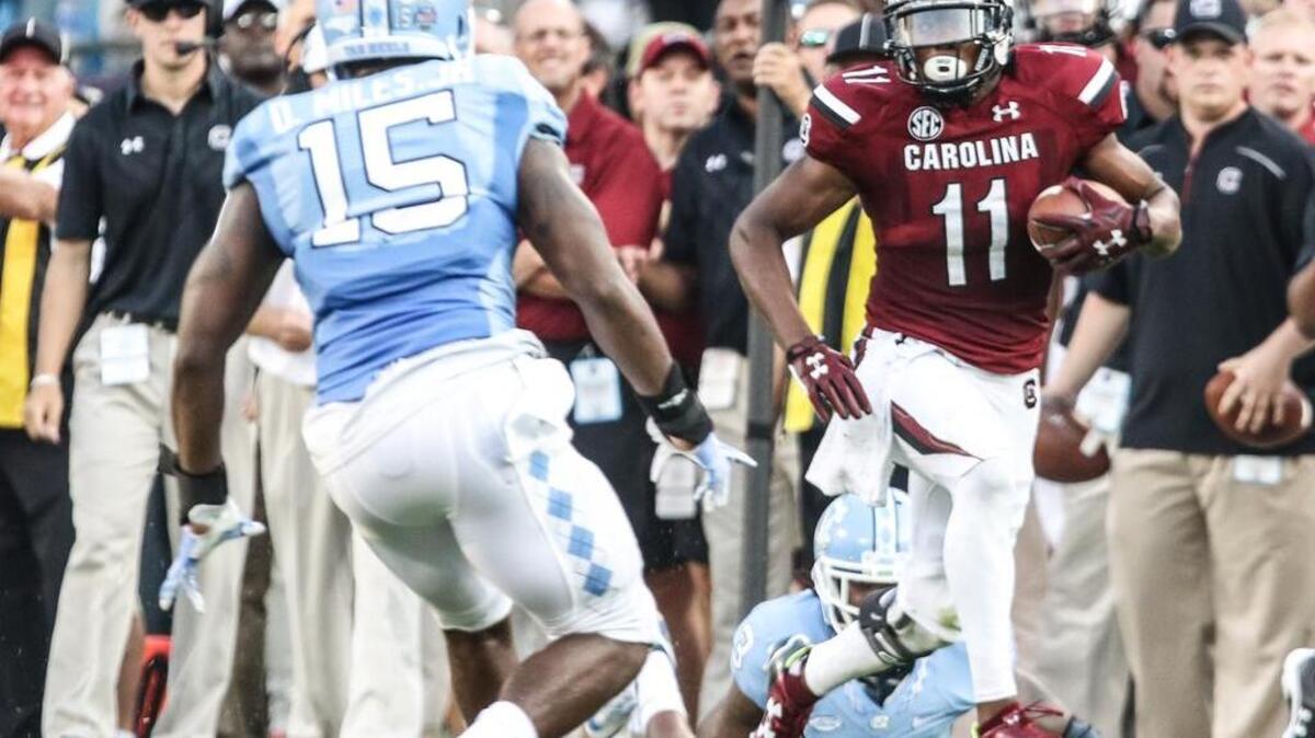 Pharoh Cooper was one of the few bright spots for the Gamecocks this season. The junior, who announced he will leave early for the NFL, had 973 receiving yards and eight touchdowns.