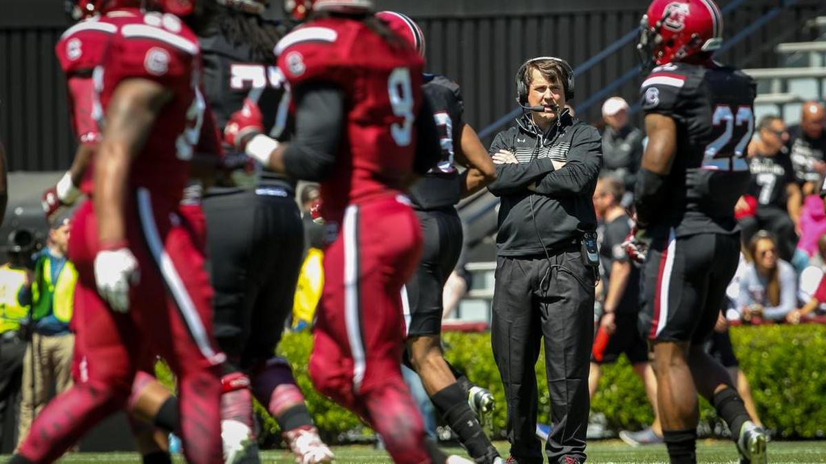 South Carolina coach Will Muschamp