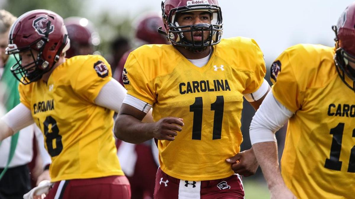 Quarterback Brandon Mcllwain (11) is expected to take the first snaps in Saturday’s spring game.