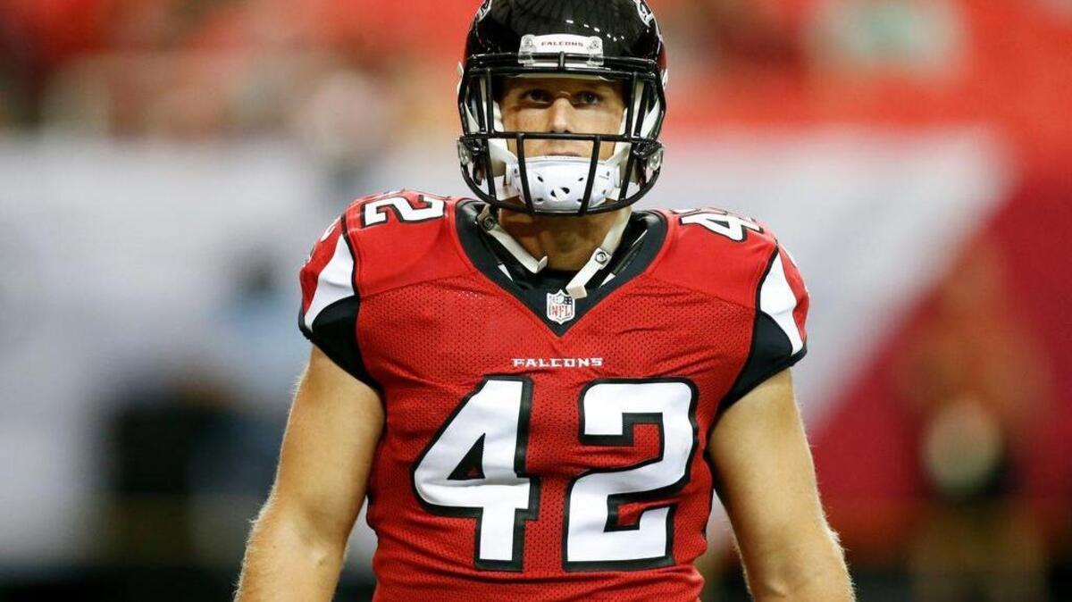 Atlanta Falcons fullback Patrick DiMarco (42)