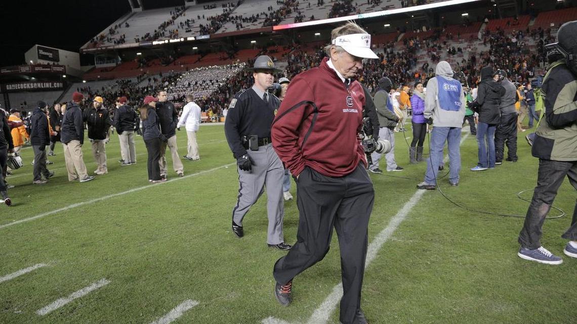 
Steve Spurrier is retiring as the Gamecocks’ all-time winningest coach. 
