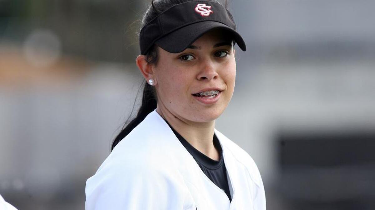Sophomore Krystan White has career day with three hits, five RBIs and a home run against Winthrop.