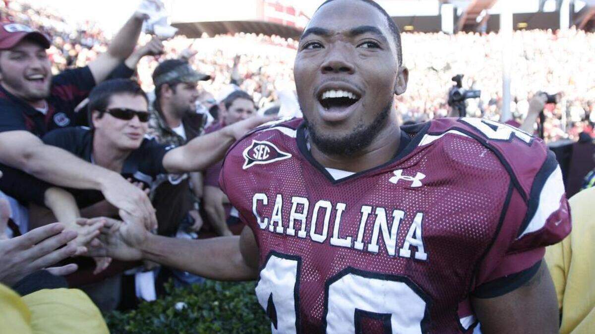 South Carolina linebacker Eric Norwood