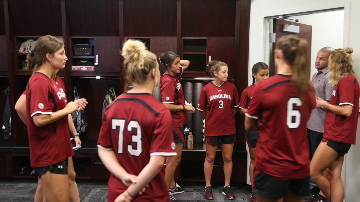 The South Carolina women’s socer team.