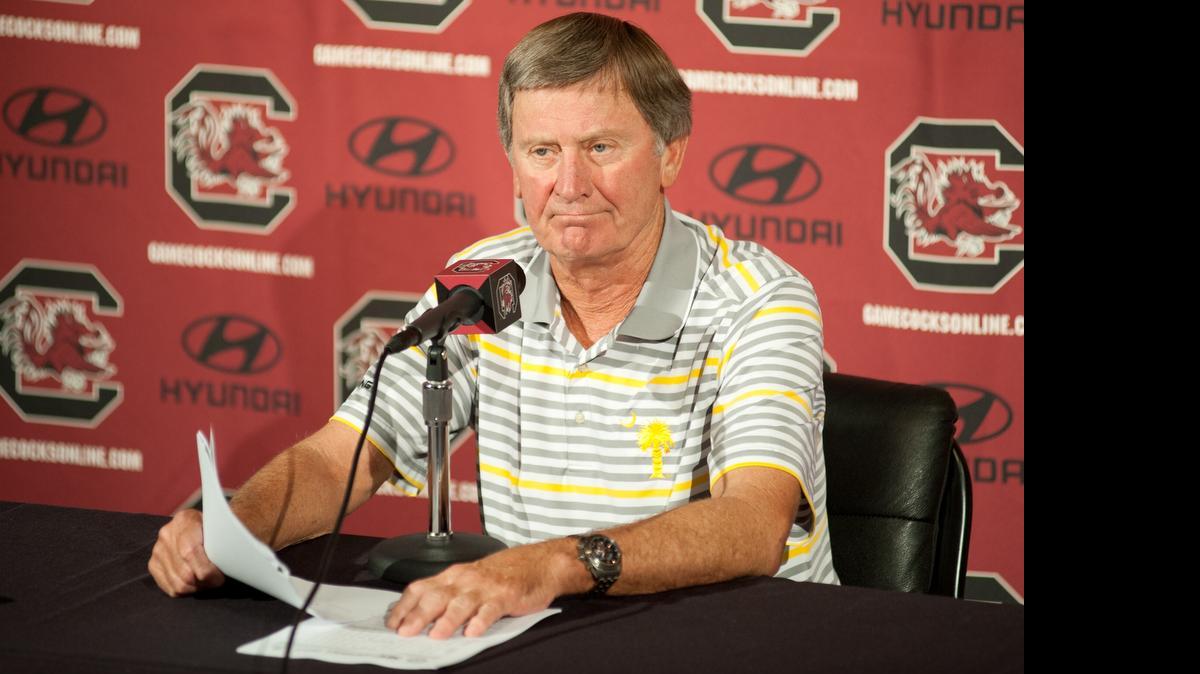 
USC head football coach Steve Spurrier has asked for the Confederate flag to be removed before.
