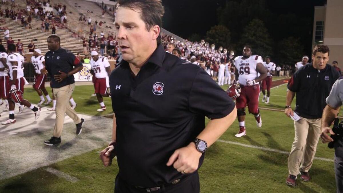 South Carolina Gamecocks head coach Will Muschamp