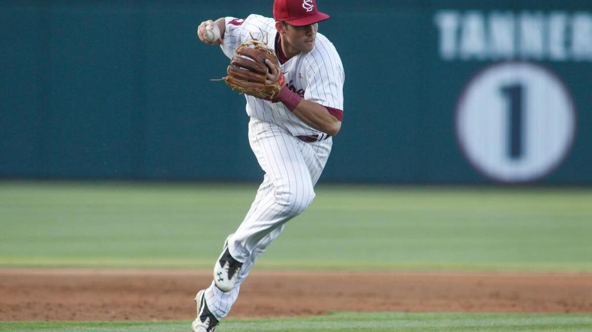 
South Carolina infielder D.C. Arendas
