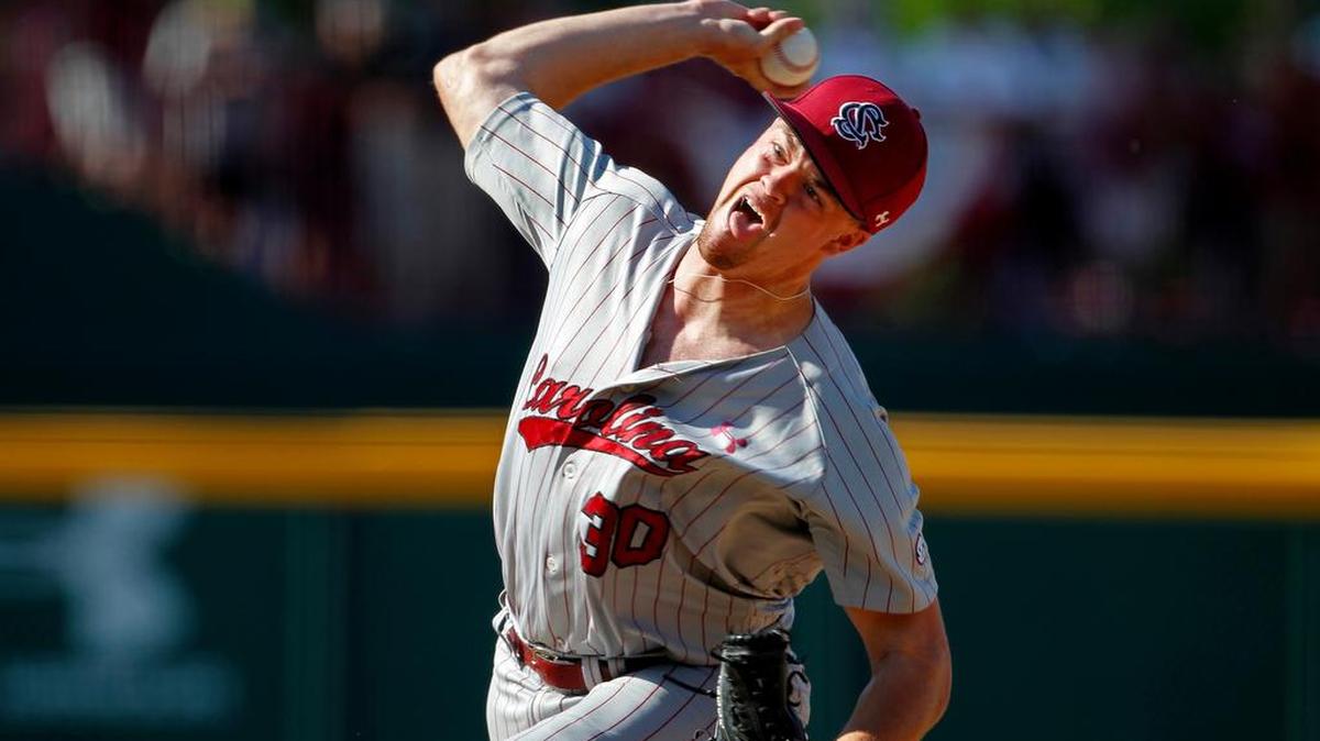 South Carolina freshman Braden Webb is listed as the No. 71 prospect in the 2016 MLB draft by Baseball America.