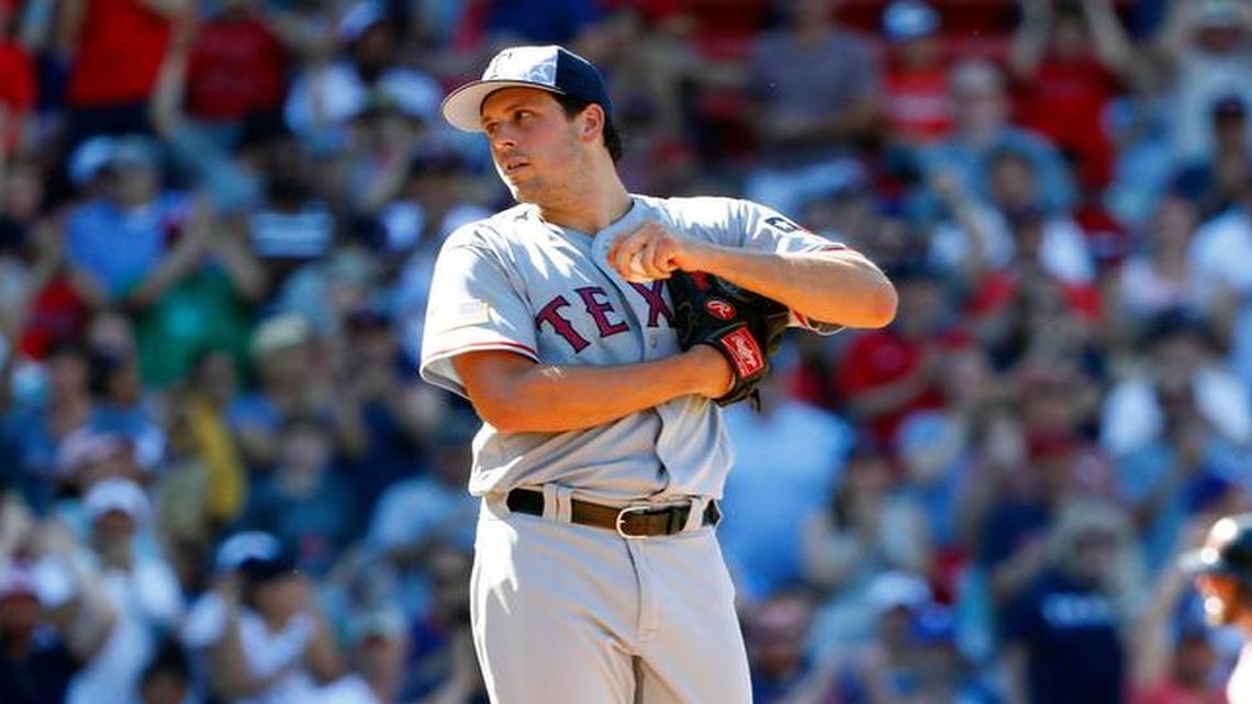 Michael Roth pitched for the Texas Rangers last season