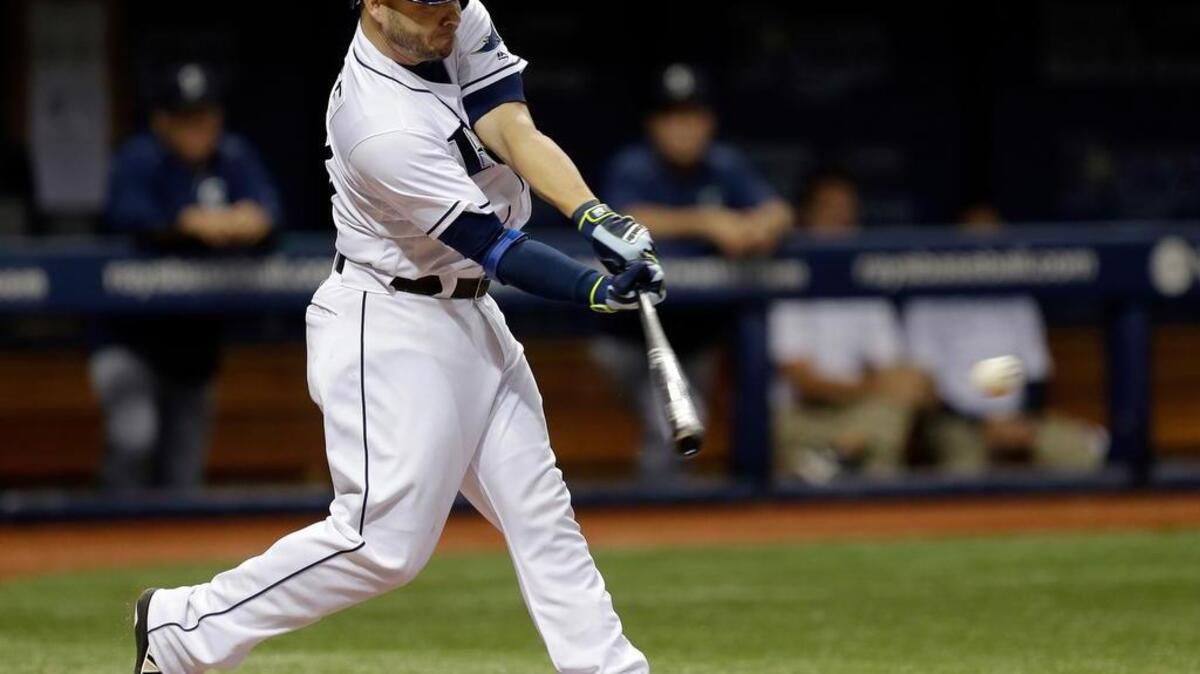 Former Gamecock Steve Pearce is batting .346 this season for the Tampa Bay Rays.