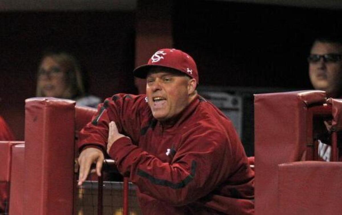
South Carolina head baseball coach Chad Holbrook 
