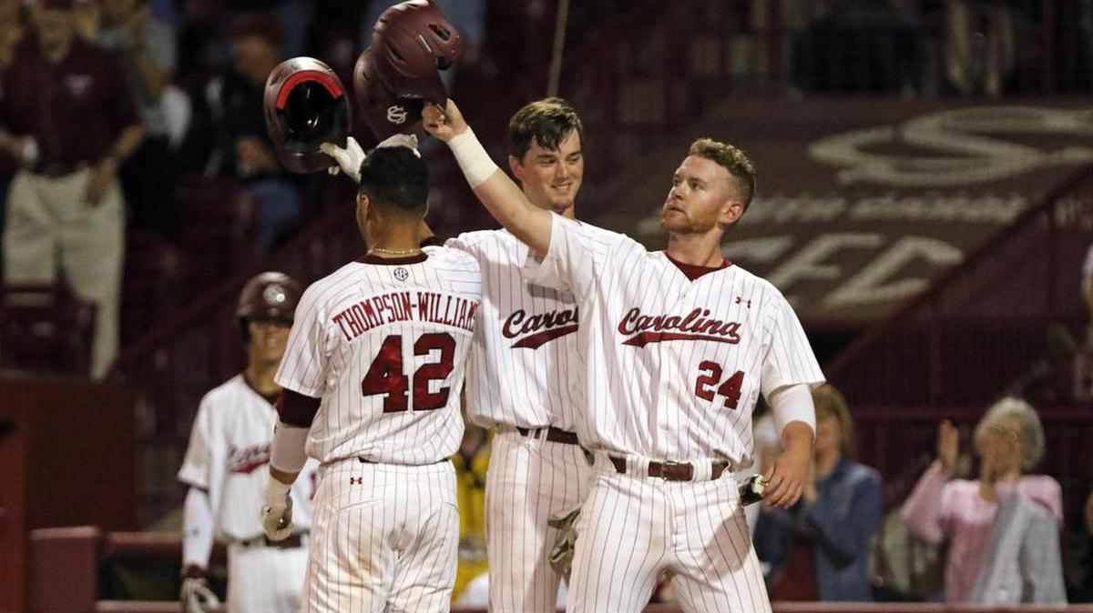 South Carolina begins a three-game series with Georgia on Friday.