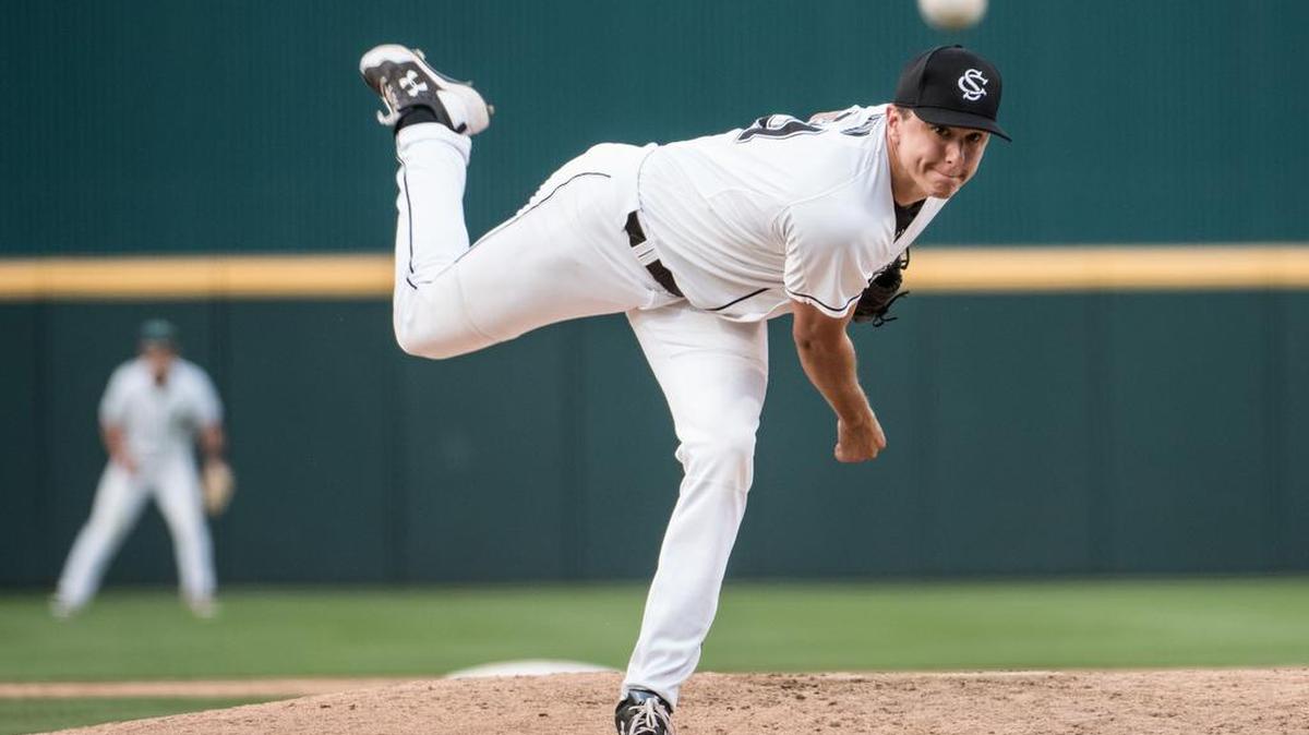 Tyler Johnson had 10 saves for South Carolina in 2017.
