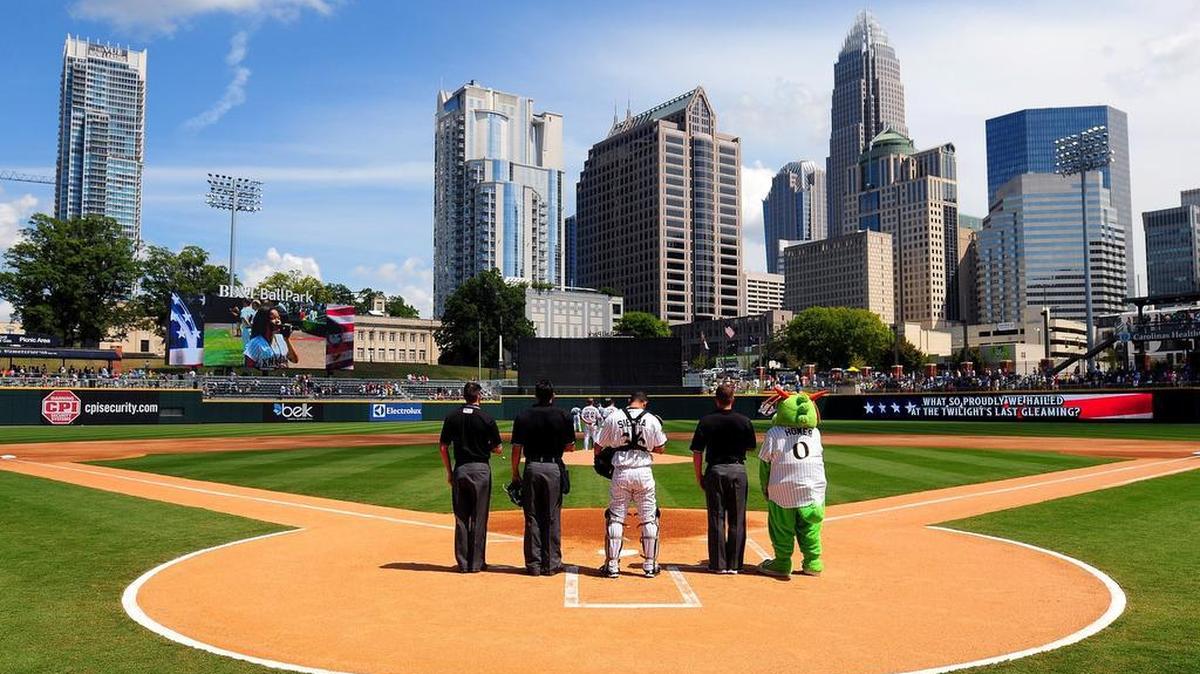 BB&T BallPark in Charlotte, NC, is home ot the Charlotte Knights