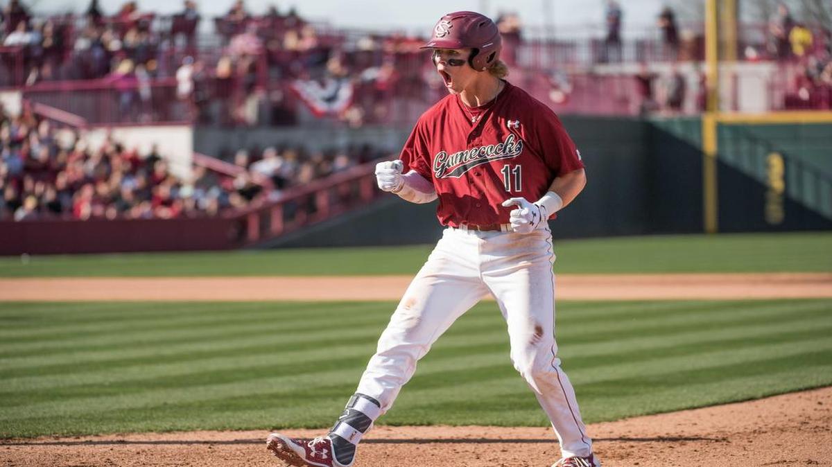 South Carolina second baseman LT Tolbert had three hits and drove in a pair of runs on Tuesday.