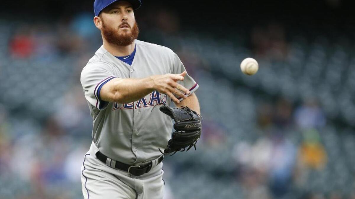 
Texas pitcher Sam Dyson 
