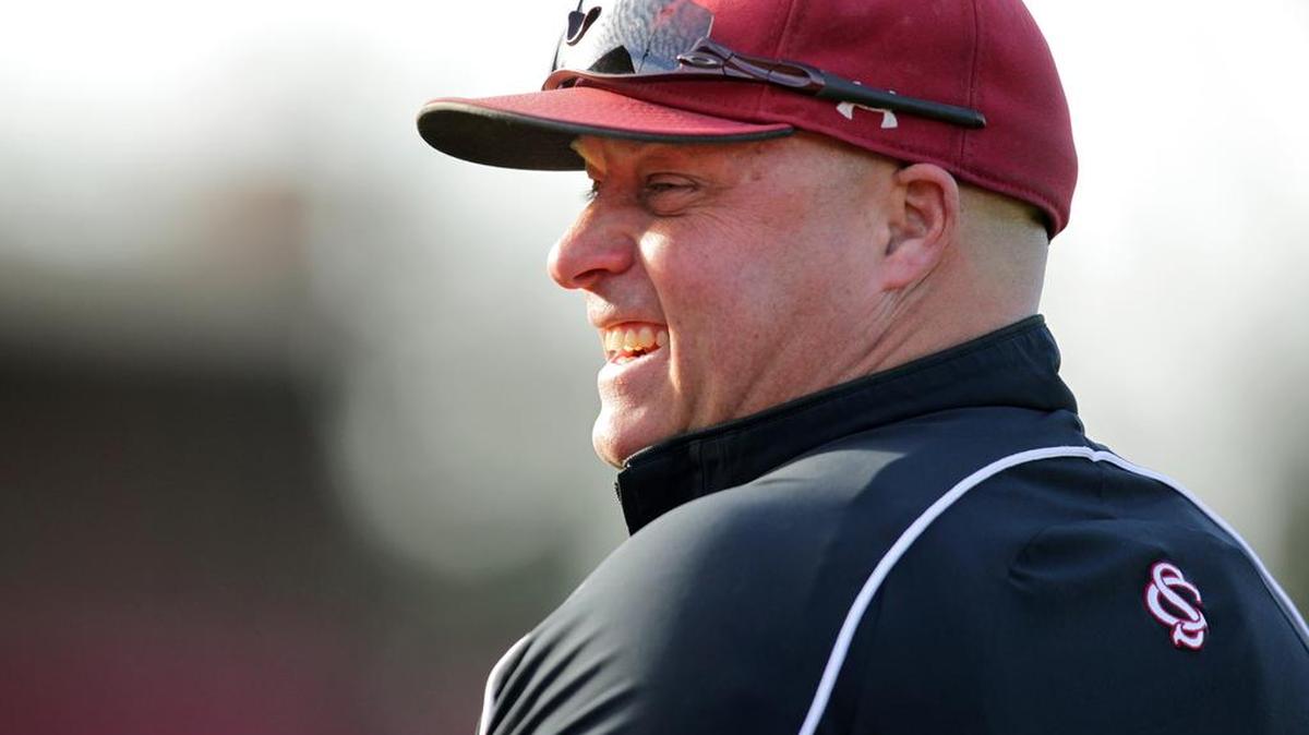Chad Holbrook’s South Carolina team is scrimmaging this weekend at Founders Park.