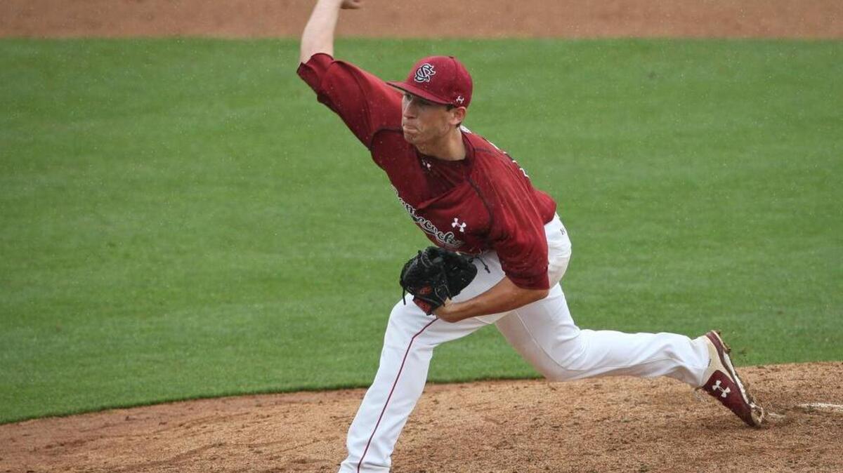 Junior Taylor Widener is one of three right-handed pitchers in South Carolina’s starting rotation.