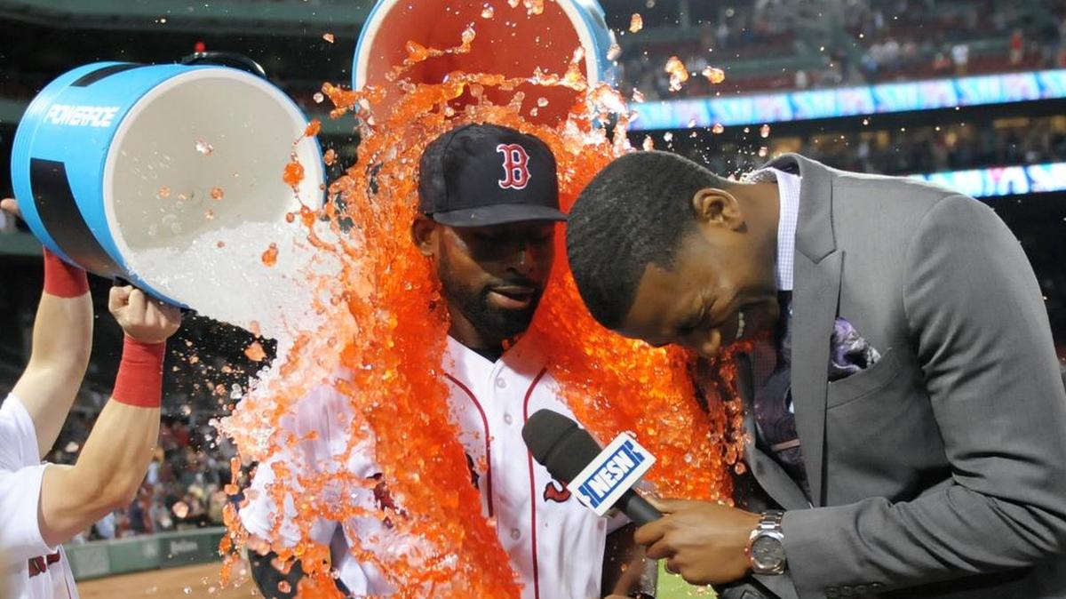 Former Gamecock Jackie Bradley Jr. hit a go-ahead two-run homer in the eighth inning for the Red Sox on Friday.