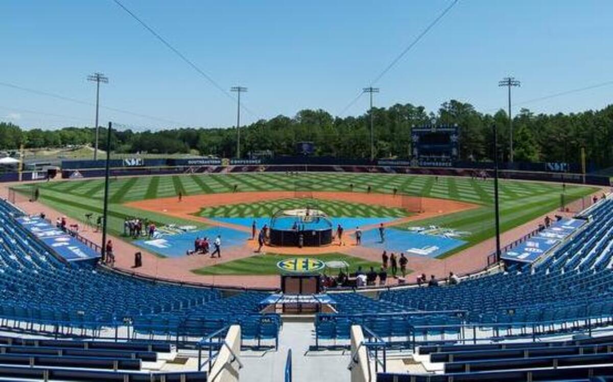 The Hoover Met baseball field is home to the SEC college baseball tournament in Hoover, Ala.