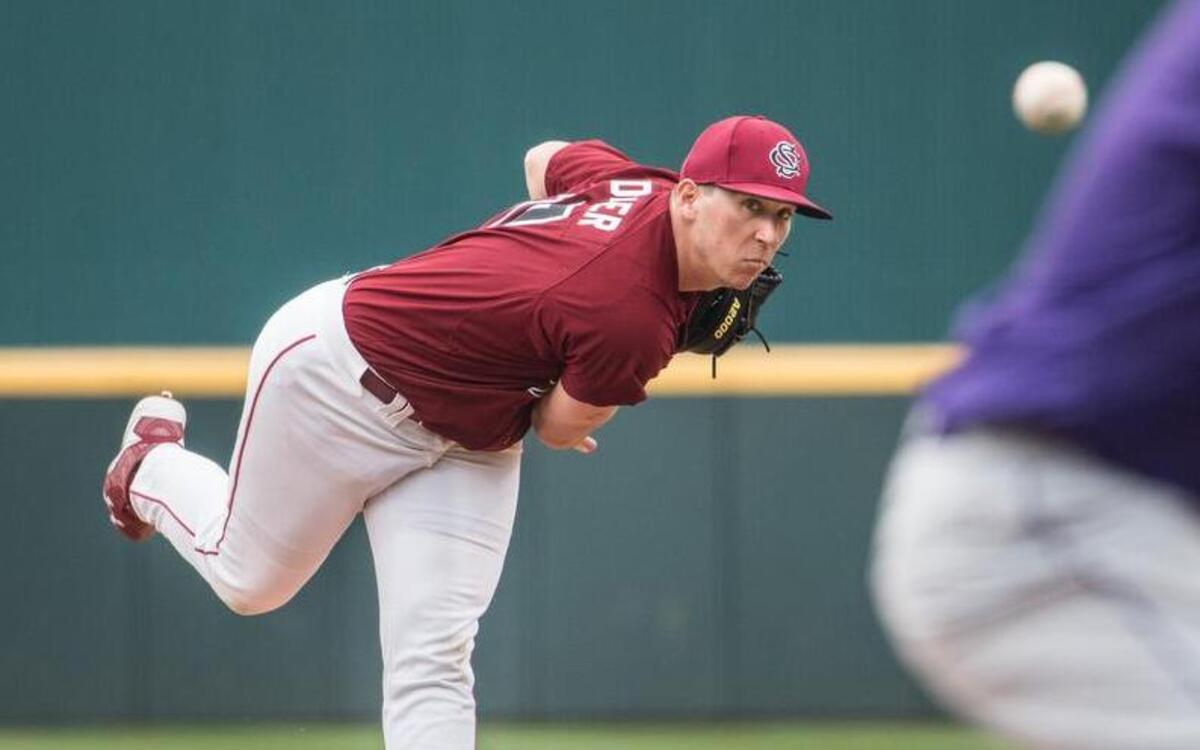 South Carolina pitcher Taylor Widener