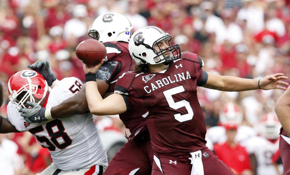 Stephen Garcia (2008-10) made 34 starts, the most under Steve Spurrier at USC.