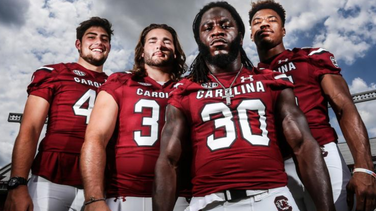 
From left to right are Jacob August, Rivers Bedenbaugh, Darius Paulk and Matrick Belton.

