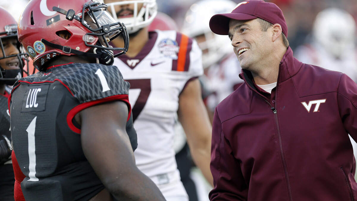 From December 2014: Shane Beamer as the Virginia Tech Hokies associate head coach